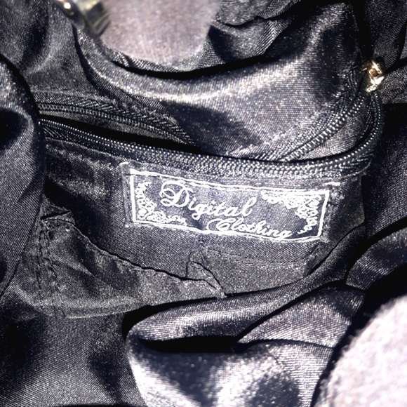 💌 5 for 15 - Cute Black & White Cotton Purse - Picture 4 of 5